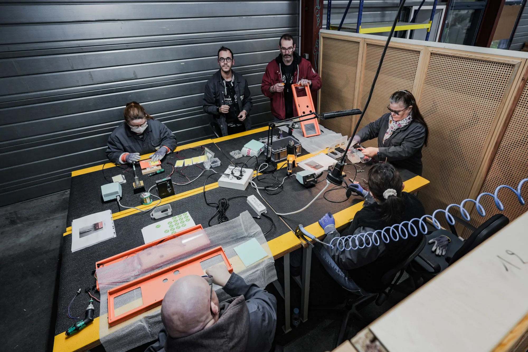 Equipe WARE ID au travail